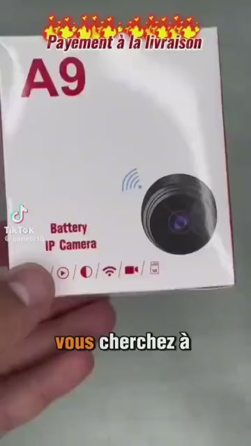 Prix : 6000f au lieu de 11000f.      Mini Caméra, nouvelle technologie HD pour surveillance à distance permanente 24h/24h. Code QR dans la notice pour télécharger dans l'application.