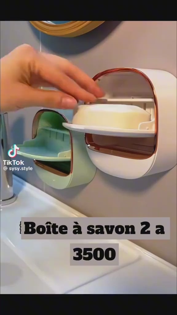 Prix : 2 à 3500f au lieu de 8000f .  Jolie boîte à savon murale disponible pour la cuisine, la douche, très solides .