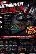 Prix : prix 6000f au lieu de 12000f  . 

Découvrez notre planche à pompe multifonction + corde à sauter. Tu peux te muscler à la maison.