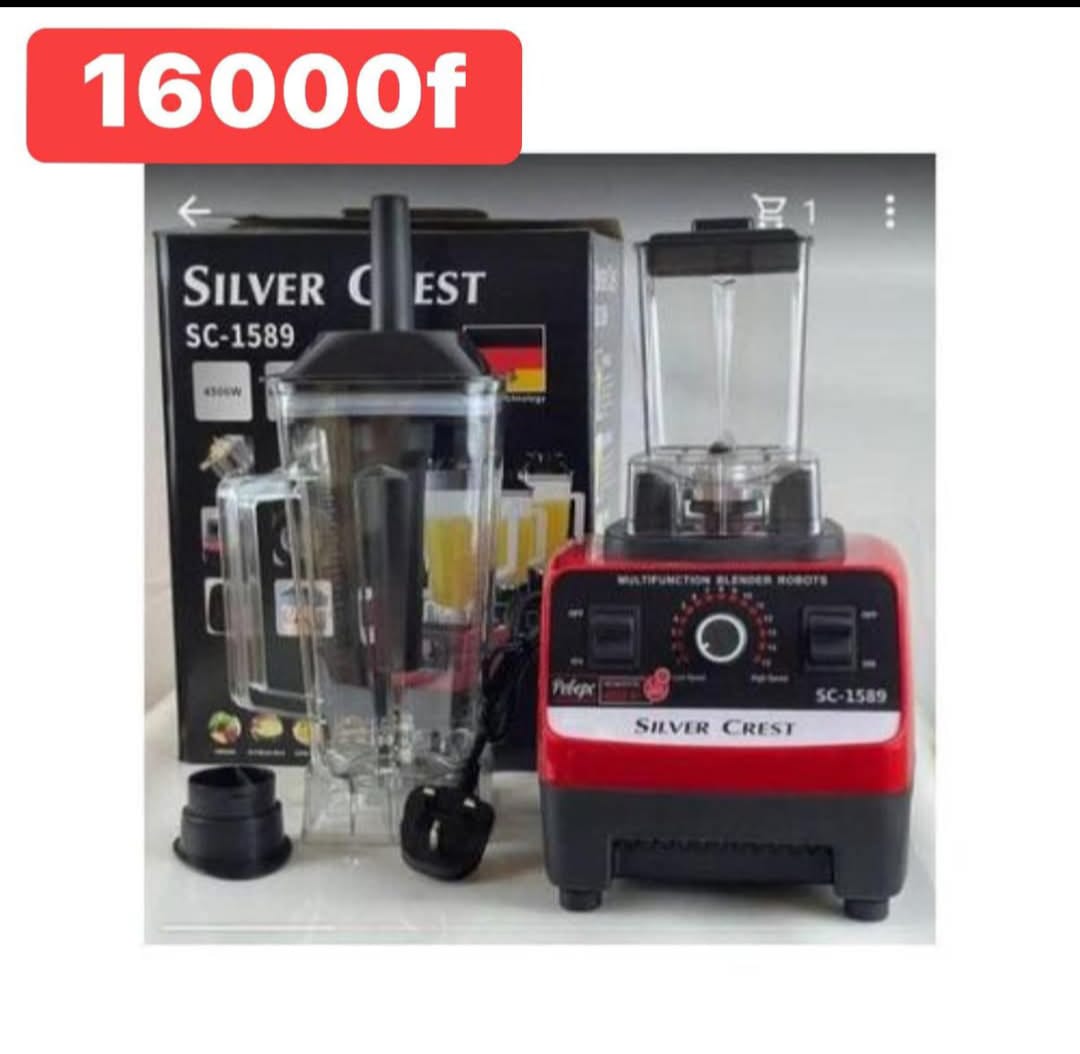 Spécial promo carême- marque silver crest _ blender 2 en 1 à double tasse , unités unique, blender polyvalent, prise US-850w , diverses réglages de vitesse, lames en acier inoxydable, presse - argument et blender , facile à nettoyer.