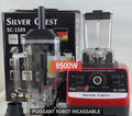 Spécial promo carême - marque Silver crest- Blender 2 en 1 à double tasse , unités unique , blender polyvalent,  prise US - 8500w , diverses réglages de vitesse , lames en acier inoxydable, presse - argument et blender, facile à nettoyer.
