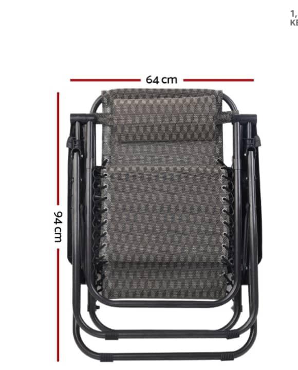 Profitez d'un confort total avec cette chaise ultra pratique : Dossier inclinable, accoudoirs solides , support téléphone, porte gobelet , orthopédique et facile à plier et ranger.