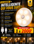 Prix : 1 à 2000f au lieu de 12000f . 

Veilleuse LED aste pas USB avec détecteur de mouvement , lampe sans fil pour armoire de cuisine, lampe de garde robe , lumière d’escalier.