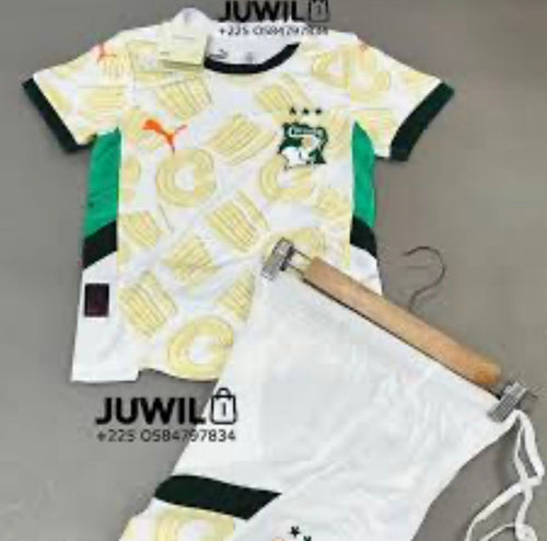 Maillot pro max de Côte d'Ivoire pour enfants ,avec le logo de la can dessus, toutes les tailles sont disponibles.