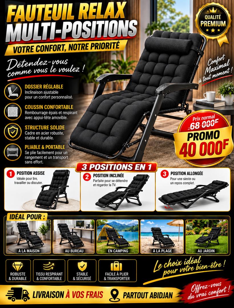 Promo 40000f au lieu de 65000f

 Lit Picot en chaise Orthopédique  Confort et Bien-être à Prix Mini 

Offrez-vous un sommeil réparateur avec notre lit picot en ch orthopédique  de haute qualité. Parfait pour le repos, les massages ou même les patients.