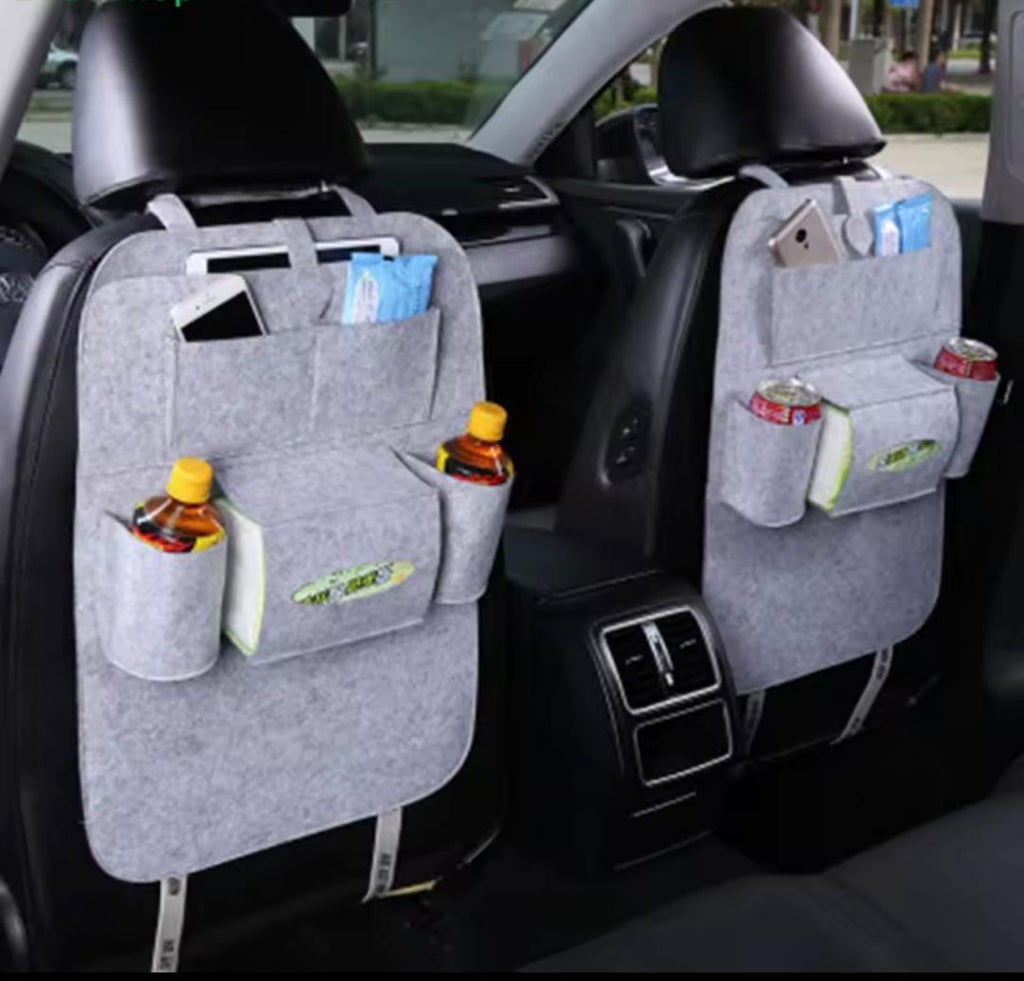 Prix : 1 à 8000f au lieu 18000f .       Nouveau sac de rangement pour siège de voiture, sacs suspendu pour dossier de siège, produits multifonctionnel pour le rangement dans les véhicules .