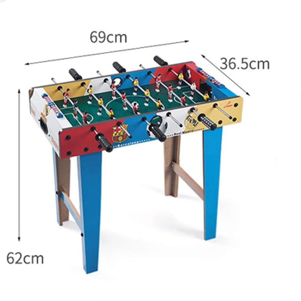 Table de football,  table en bois avec quatre barres et six barres , jouets interactifs ,parent-enfants , jeux de grande Bretagne, 4 boules , jeux très amusant pour les enfants et grandes personnes.
