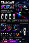 Prix : 2 à 2500f au lieu 6000f.        Transformer votre vélo, moto où voiture avec ses lumières, LED pour valve de roues, elles s'activent automatiquement.