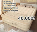 Matelas gonflable pour voyage , et camping, facile à transporter.
