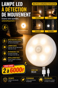 Prix : 2 à 6000f au lieu de 12000f . 

Veilleuse LED aste pas USB avec détecteur de mouvement , lampe sans fil pour armoire de cuisine, lampe de garde robe , lumière d’escalier.