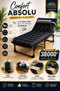 Prix : 38000f au lieu de 58000f .    Lit pickot orthopédique, confort et bien être. Offrez-vous un sommeil réparateur avec notre lit pickot, de haute qualité. Parfait pour le repos, les massages, les patients et camping.