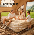 Offrez-vous le confort ultime, avec ce matelas gonflable, facile à utiliser grâce à sa pompe, orthopédique pour vos nuits, camping ou à la maison, facile à transporter, très solide.