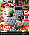 Prix : Promo 45000f au lieu de 68000f .

Profitez d'un maximum de confort à la maison avec notre chaise pliante robuste et confortable .

Mousse épaisse et confortable 
Structure solide et durable 
Facile à plier et à déplacer 
Chaise orthopédique